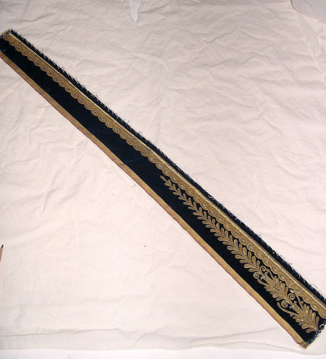 Habit à la disposition, silk, metal thread, cotton, French