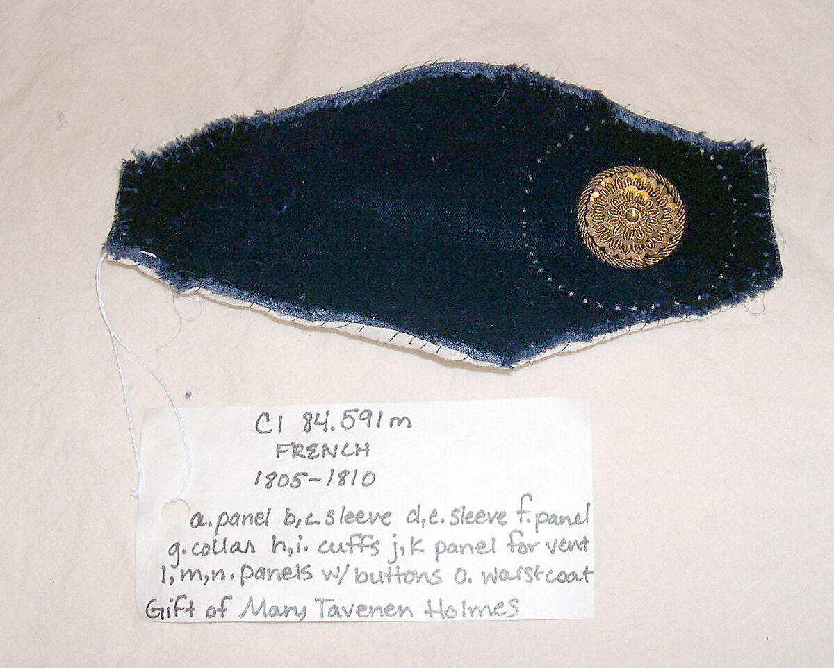 Habit à la disposition, silk, metal thread, cotton, French