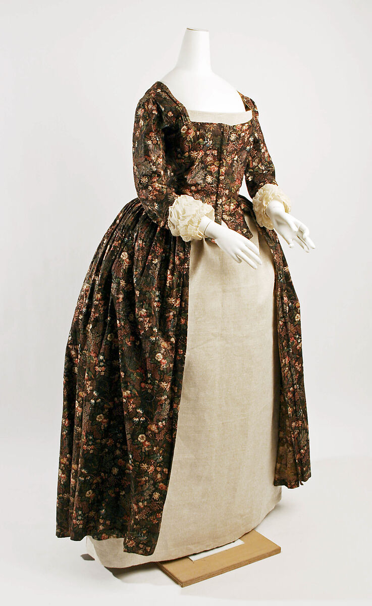 Robe à l'anglaise, cotton, British 