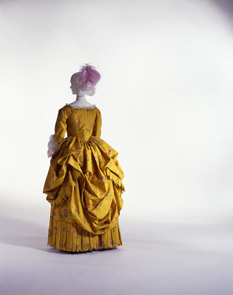 Robe à la Polonaise, silk, American