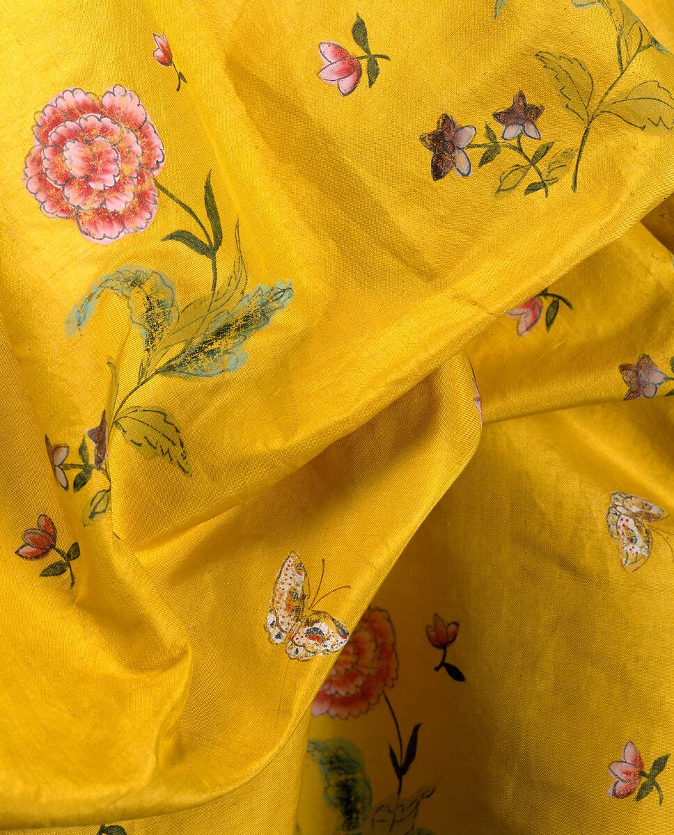 Robe à la Polonaise, silk, American