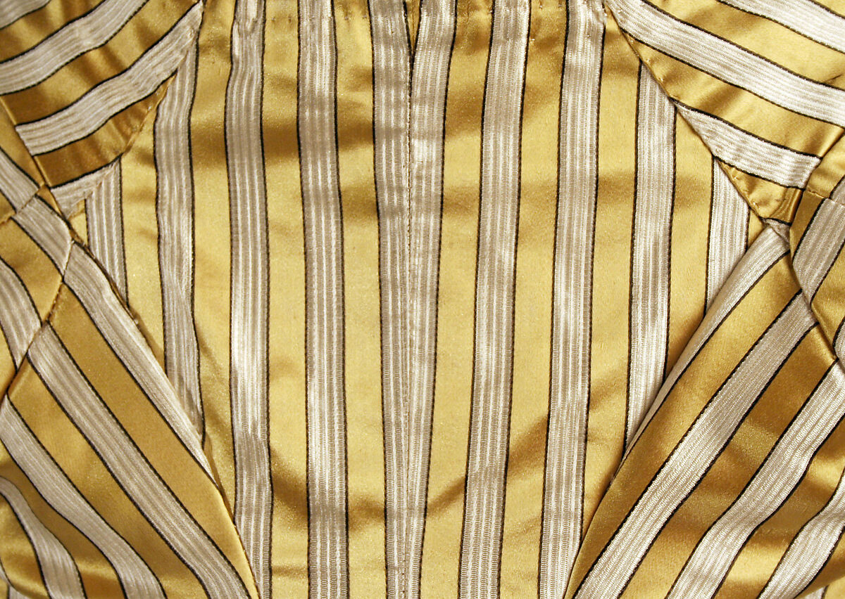 Dress, silk, British