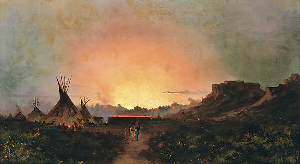 File:'The Pioneer' by Jules Tavernier, 1877, oil on canvas.jpg - Wikipedia