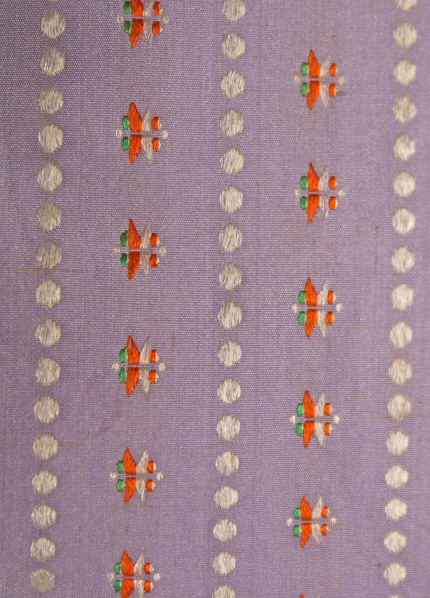 Dress, silk, probably British