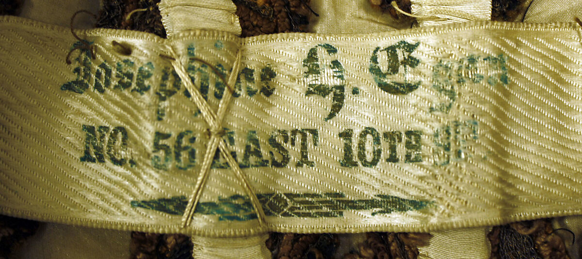 Dress, Josephine H. Egan, silk, metal thread, American