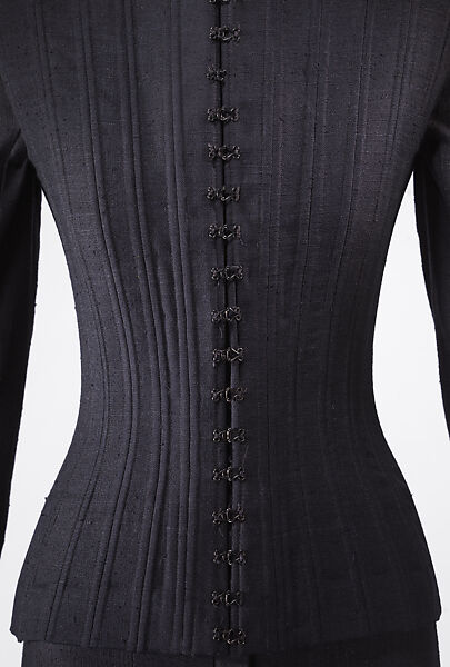 Ensemble, Olivier Theyskens (Belgian, born 1977), (a) linen, plastic, cotton, metal; (b) linen, metal; (c, d) leather, Belgian