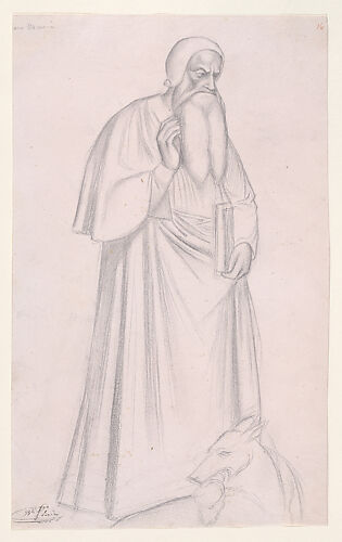 Figure Study after Andrea di Bonaiuto, S. Maria Novella, Florence