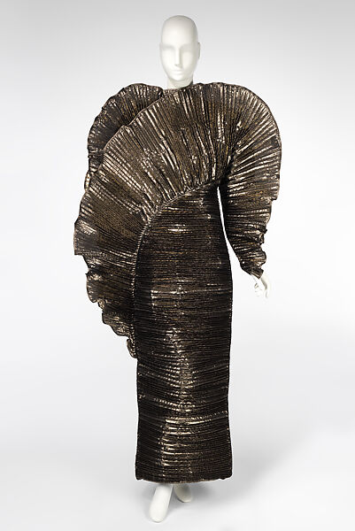 Dress, Krizia (Italian, founded 1954), synthetic fiber, Italian 