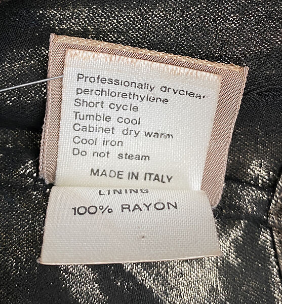 Dress, Krizia (Italian, founded 1954), synthetic fiber, Italian