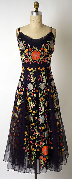 Cocktail dress, Hattie Carnegie, Inc. (American, 1918–1965), silk, American 