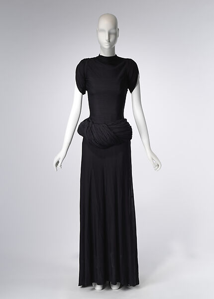 Dress, Alix (French, 1934–1942), silk, French 
