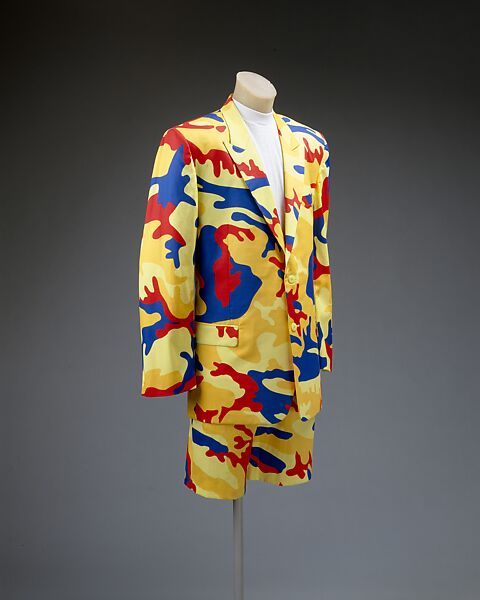 Suit, Stephen Sprouse (American, 1953–2004), cotton, American 