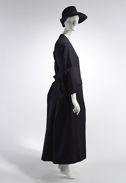 Ensemble, Yohji Yamamoto (Japanese, born Tokyo, 1943), (a) wool, synthetic fiber, cotton, plastic; (b) nylon, (c) wool, synthetic fiber, cotton, Japanese