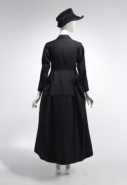 Ensemble, Yohji Yamamoto (Japanese, born Tokyo, 1943), (a) wool, synthetic fiber, cotton, plastic; (b) nylon, (c) wool, synthetic fiber, cotton, Japanese