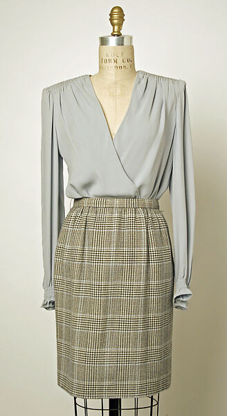 Suit, Valentino S.p.A. (Italian, founded 1959), a) wool
b) silk
c) wool, Italian