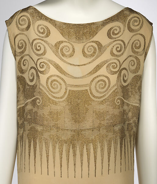 Dress, House of Vionnet (French, active 1912–14; 1918–39), silk, French