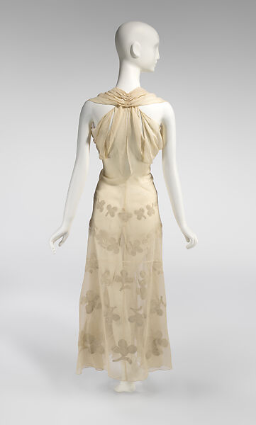 Dress, House of Vionnet (French, active 1912–14; 1918–39), silk, French