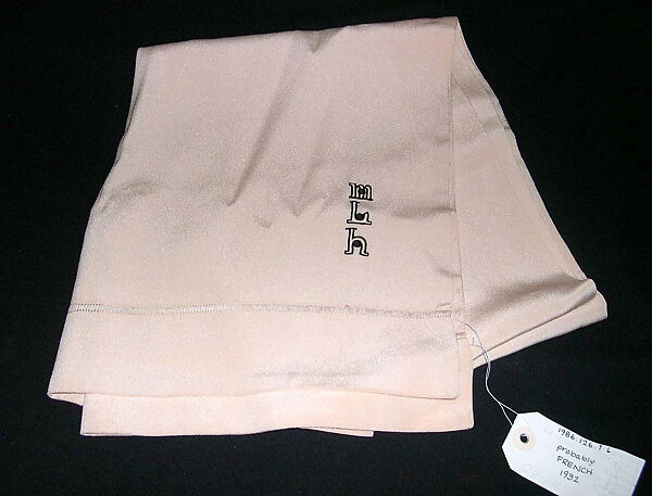 Wedding ensemble, (a, b) Paul Portes, Paris (French), (a, b) wool; (c, d, g, i–k) cotton; (e, f, l, m) silk; (h) leather; (n) beaver, French