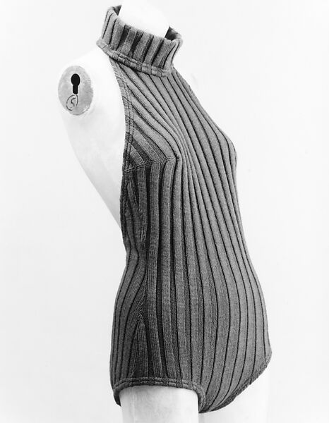 Bathing suit, Rudi Gernreich (American (born Austria), Vienna 1922–1985 Los Angeles, California), wool, cotton, elastic, American 