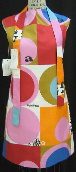 Dress, Rudi Gernreich (American (born Austria), Vienna 1922–1985 Los Angeles, California), polyester, American