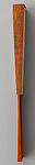 Folding fan with bamboo frame carved with calligraphy, Jin Kaiding (K Ting King) (American (born China), 1917–1975), Folding fan with plain paper; carved bamboo frame, China