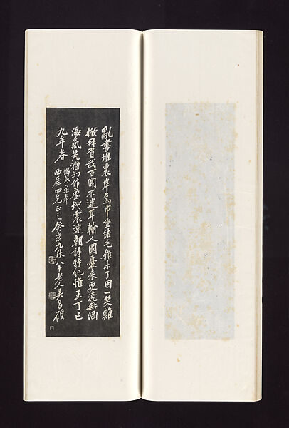 Ink rubbings of bamboo carvings by Jin Xiya, Jin Xiya (Chinese, 1890–1979), Three volumes of rubbings; ink on paper, China