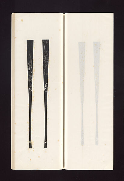 Ink rubbings of bamboo carvings by Jin Xiya, Jin Xiya (Chinese, 1890–1979), Three volumes of rubbings; ink on paper, China