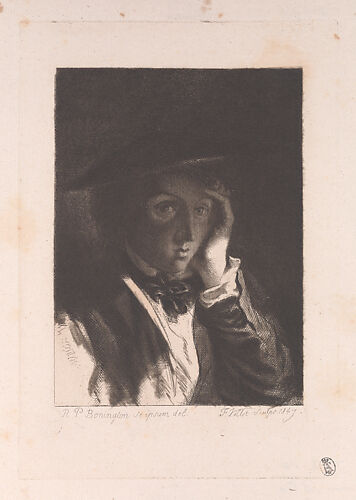 Self-portrait of Richard Parkes Bonington