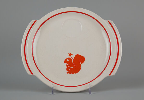 "Animal Kingdom" cake plate, Viktor Schreckengost (American, Sebring, Ohio 1906–2008 Cleveland, Ohio), Earthenware, American 