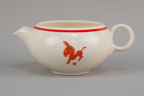 "Animal Kingdom" cream pitcher, Viktor Schreckengost  American, Earthenware, American