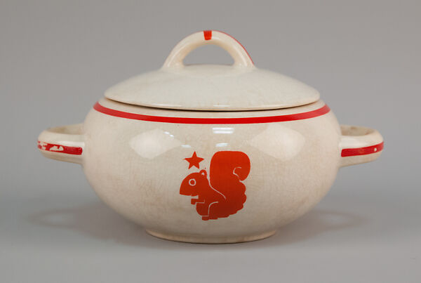 "Animal Kingdom" sugar bowl, Viktor Schreckengost  American, Earthenware, American