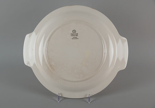 "Animal Kingdom" small platter, Viktor Schreckengost (American, Sebring, Ohio 1906–2008 Cleveland, Ohio), Earthenware, American