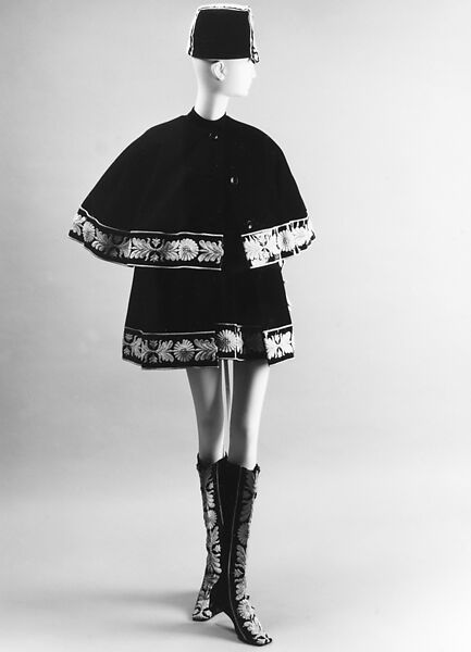 Ensemble, Rudi Gernreich (American (born Austria), Vienna 1922–1985 Los Angeles, California), wool, plastic (vinyl), suede, American 