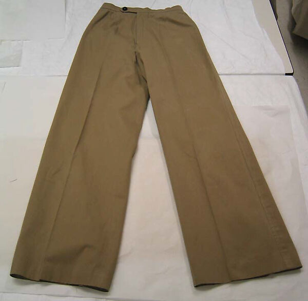 Pantsuit, Yves Saint Laurent (French, founded 1961), cotton, French