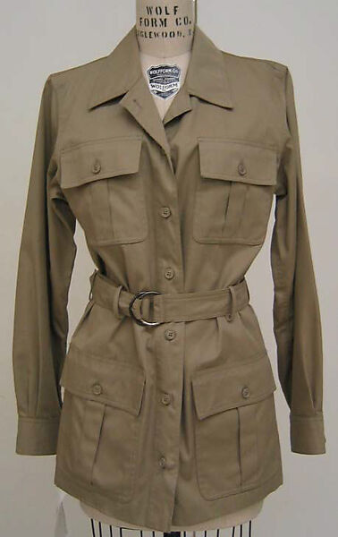 Pantsuit, Yves Saint Laurent (French, founded 1961), cotton, French