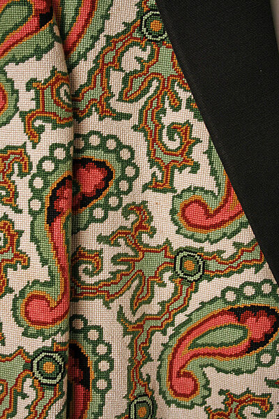 Evening ensemble, Ann E. Lipscomb (American), (a) wool
(b) cotton
(d) silk, American