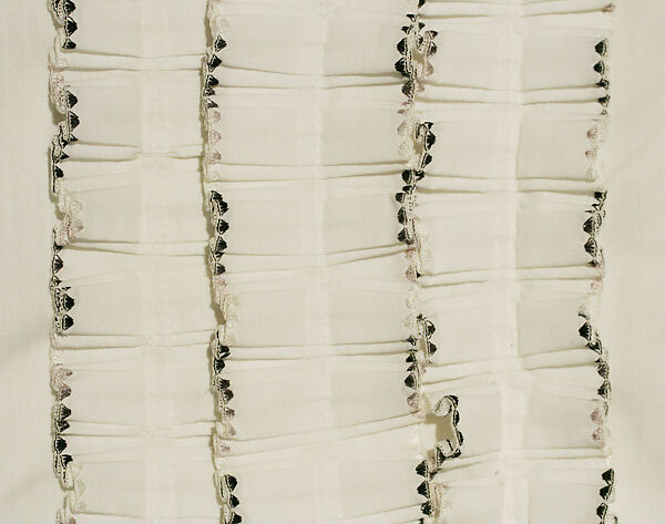 Evening ensemble, Ann E. Lipscomb (American), (a) wool
(b) cotton
(d) silk, American