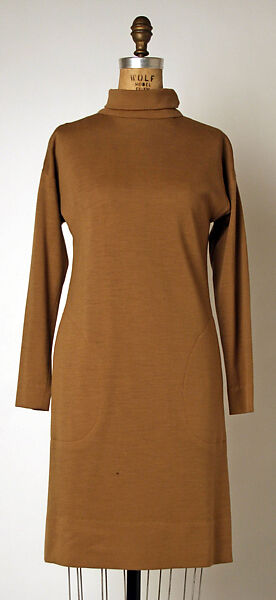 Ensemble, Bonnie Cashin (American, Oakland, California 1908–2000 New York), (a) wool; (b) wool, leather, American