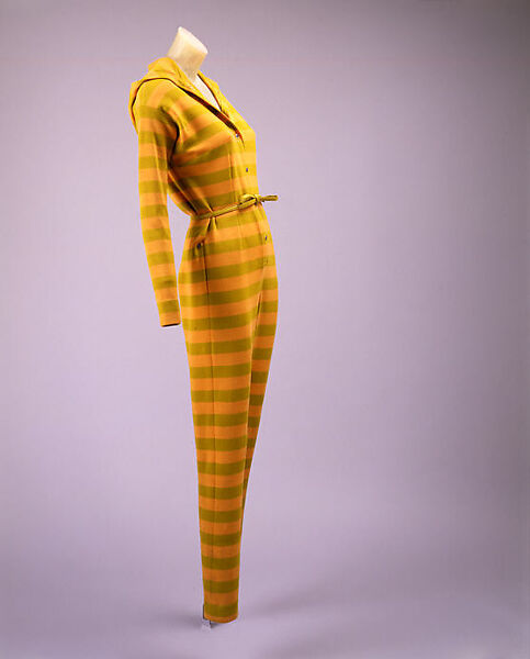 Jumpsuit, Bonnie Cashin (American, Oakland, California 1908–2000 New York), wool, leather, American 