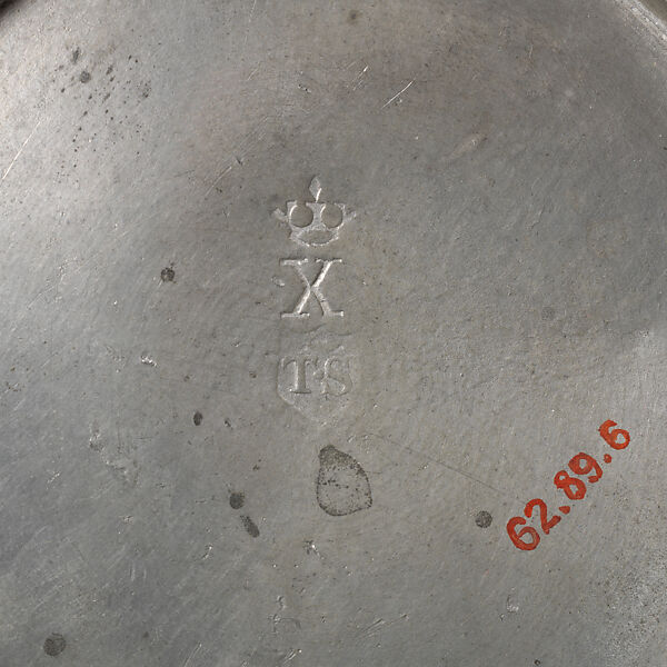 Teapot, T. S., Pewter, wood