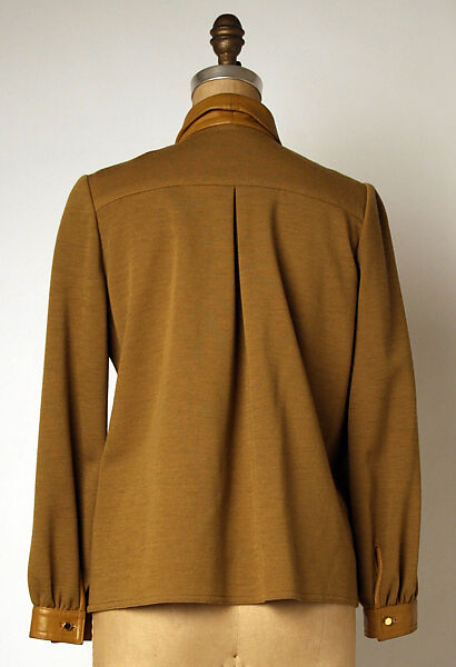 Pantsuit, Bonnie Cashin (American, Oakland, California 1908–2000 New York), (a) wool, leather; (b) cotton, leather, American