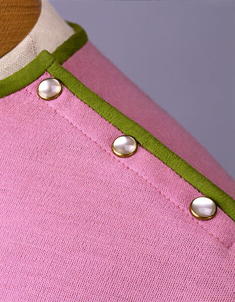 Dress, Bonnie Cashin (American, Oakland, California 1908–2000 New York), (a) wool, leather; (b) leather, American