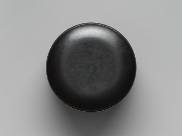 Freshwater Jar (Mizusashi), named Calmness (Nagomi), Uozumi Iraku III 三代魚住為楽 (Japanese, born 1937), Sahari alloy of copper, tin, and lead, Japan