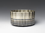 Morning Calm (Asanagi) Bowl, Yamamoto Akira 山本晃 (Japanese, born 1944), Welding with copper, silver, copper and gold alloy (shakudō), and copper and silver alloy (shibuichi), Japan