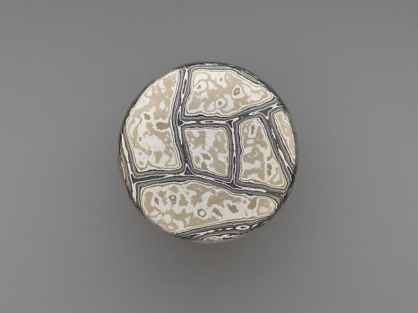 Wood-Grain Metal Tea Caddy (Chaki), Sako Ryuhei 佐故龍平 (Japanese, born 1976), Silver, copper, copper and silver alloy (shibuichi), and copper and arsenic alloy (kuromidō), Japan