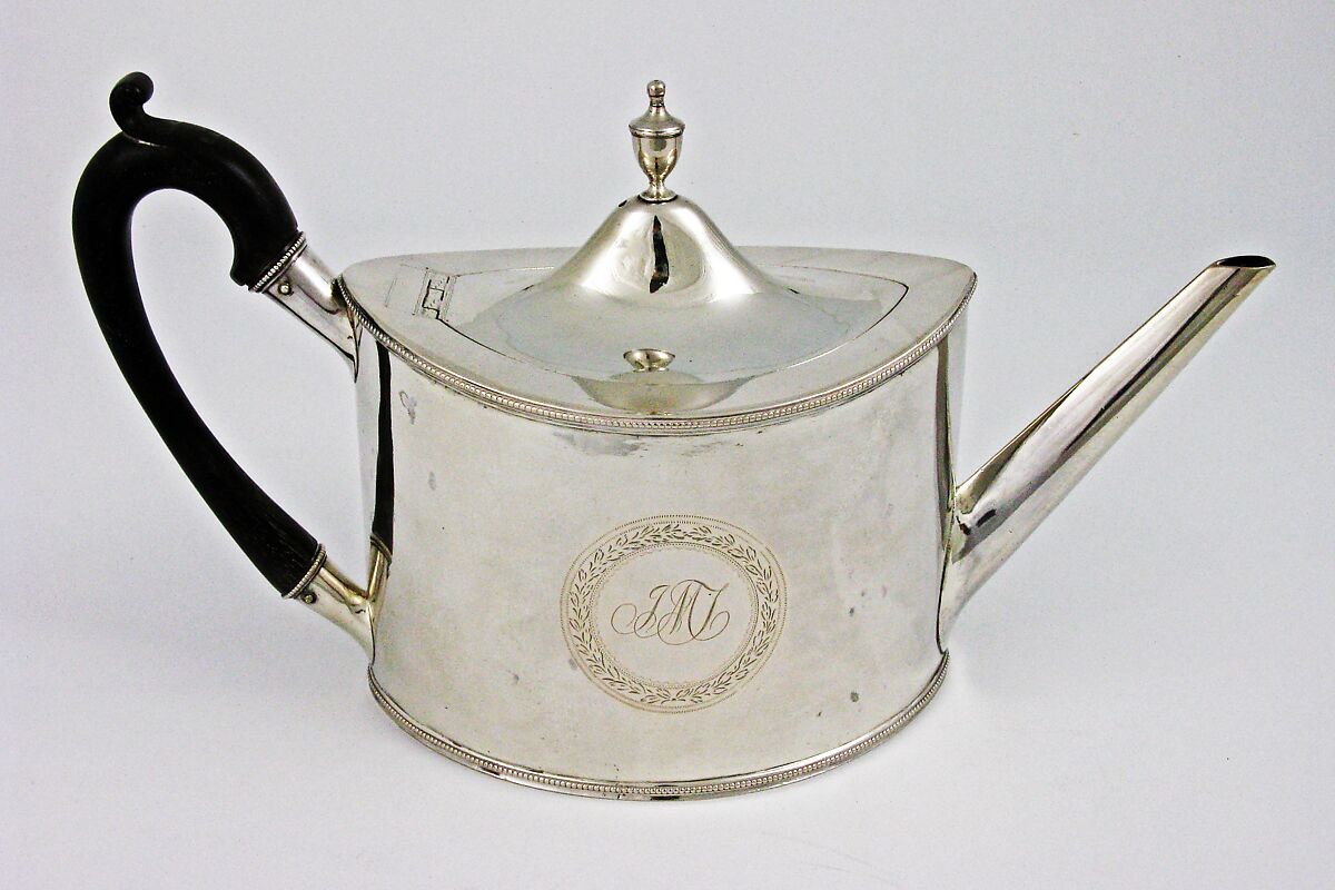 Teapot, Daniel Van Voorhis (1751–1824), Silver, American 