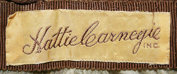 Wedding ensemble, Hattie Carnegie, Inc. (American, 1918–1965), (a) silk, fur
(b, c, e) silk
(d, f) silk, cotton, American