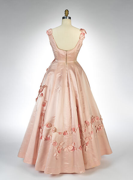 Evening dress, Ann Lowe (American, Clayton, Alabama ca. 1898–1981 Queens, New York), nylon, silk, American
