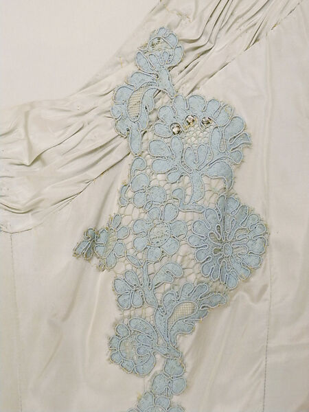 Evening dress, Ann Lowe (American, Clayton, Alabama ca. 1898–1981 Queens, New York), silk, cotton, glass, synthetic fiber, American