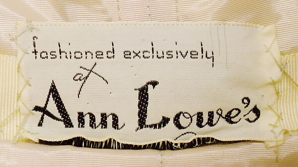 Evening dress, Ann Lowe (American, Clayton, Alabama ca. 1898–1981 Queens, New York), silk, cotton, glass, synthetic fiber, American